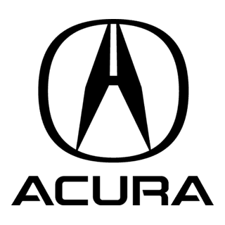 Acura logo on a green background
