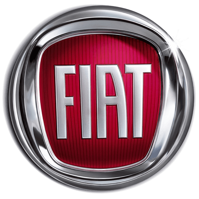 Fiat logo on a glossy background