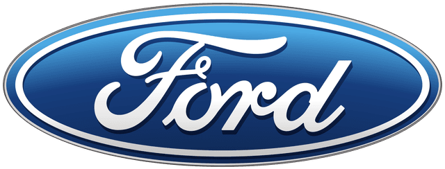 Ford logo on blue background